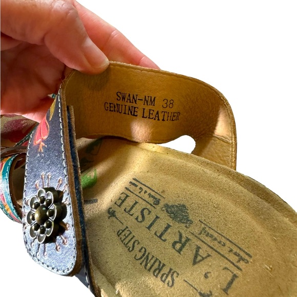 L’Artiste Leather Sandals - Picture 7 of 7